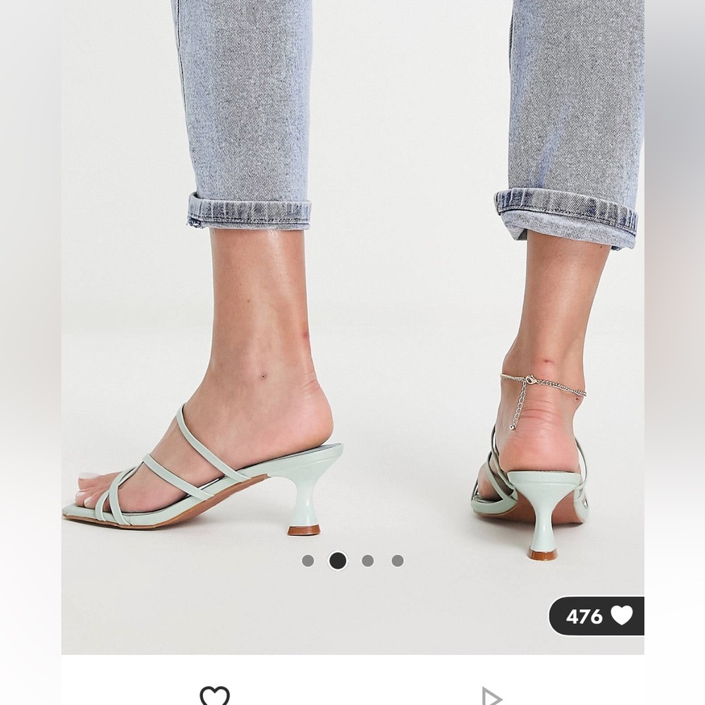 ASOS blue heels - Picture 3 of 9